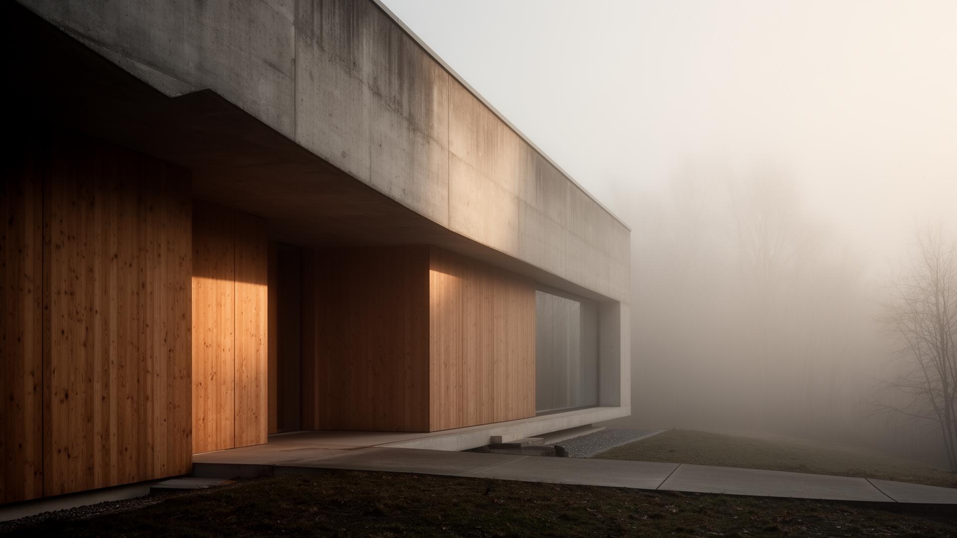 Modern svensk arkitektur i betong och trä — projekt av EM Projekt Partner